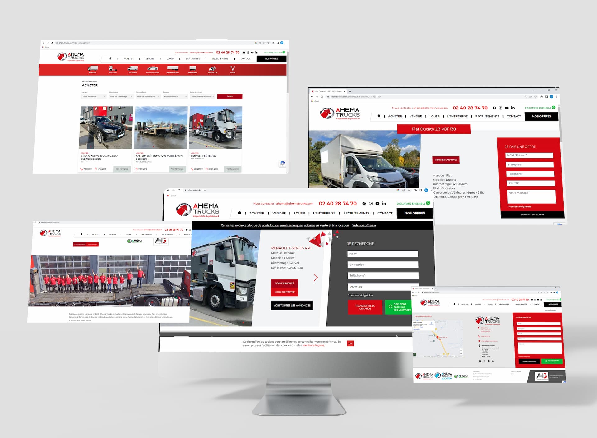ahema trucks site