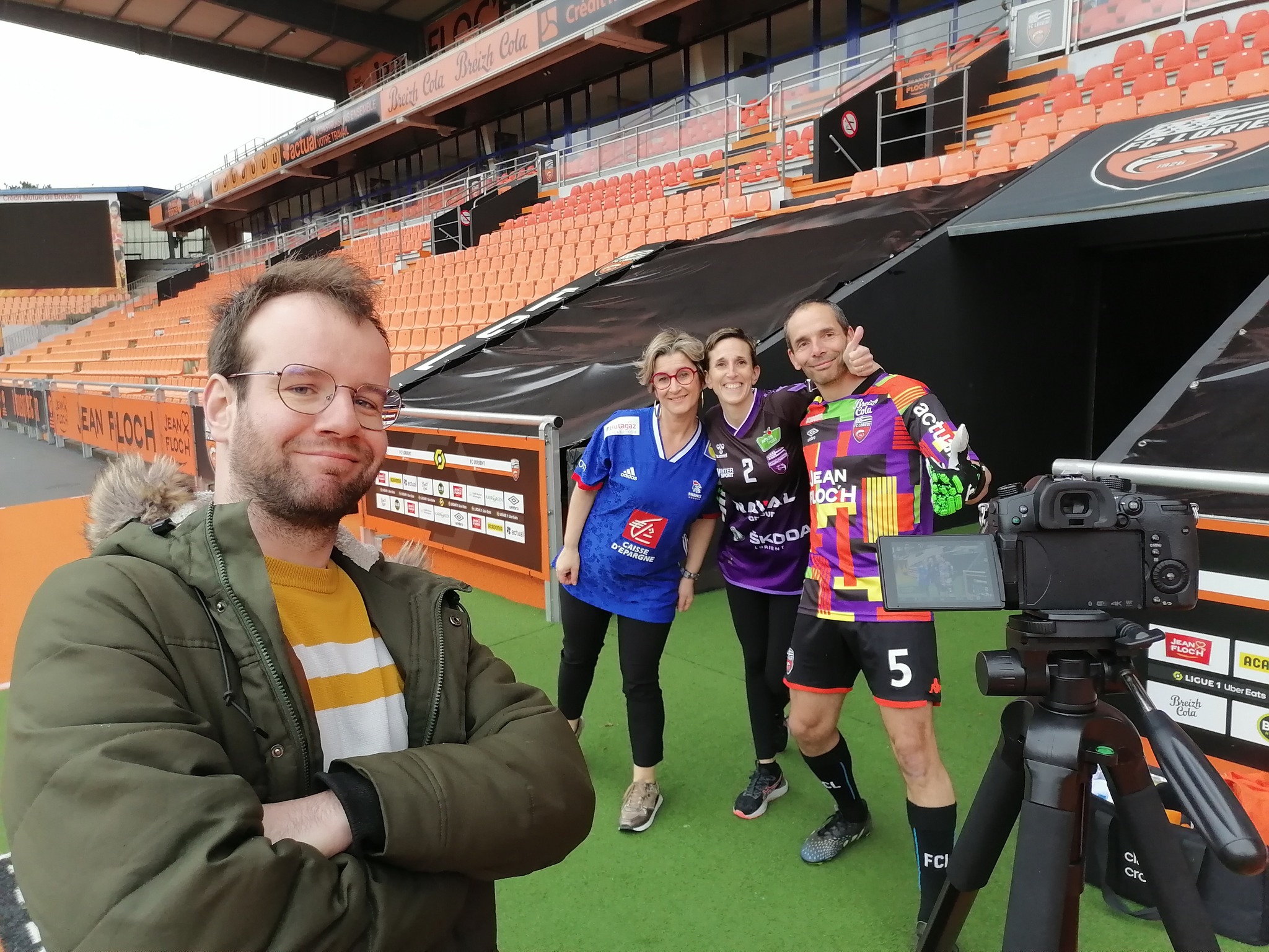 tournage d'une vidéo au Moustoir