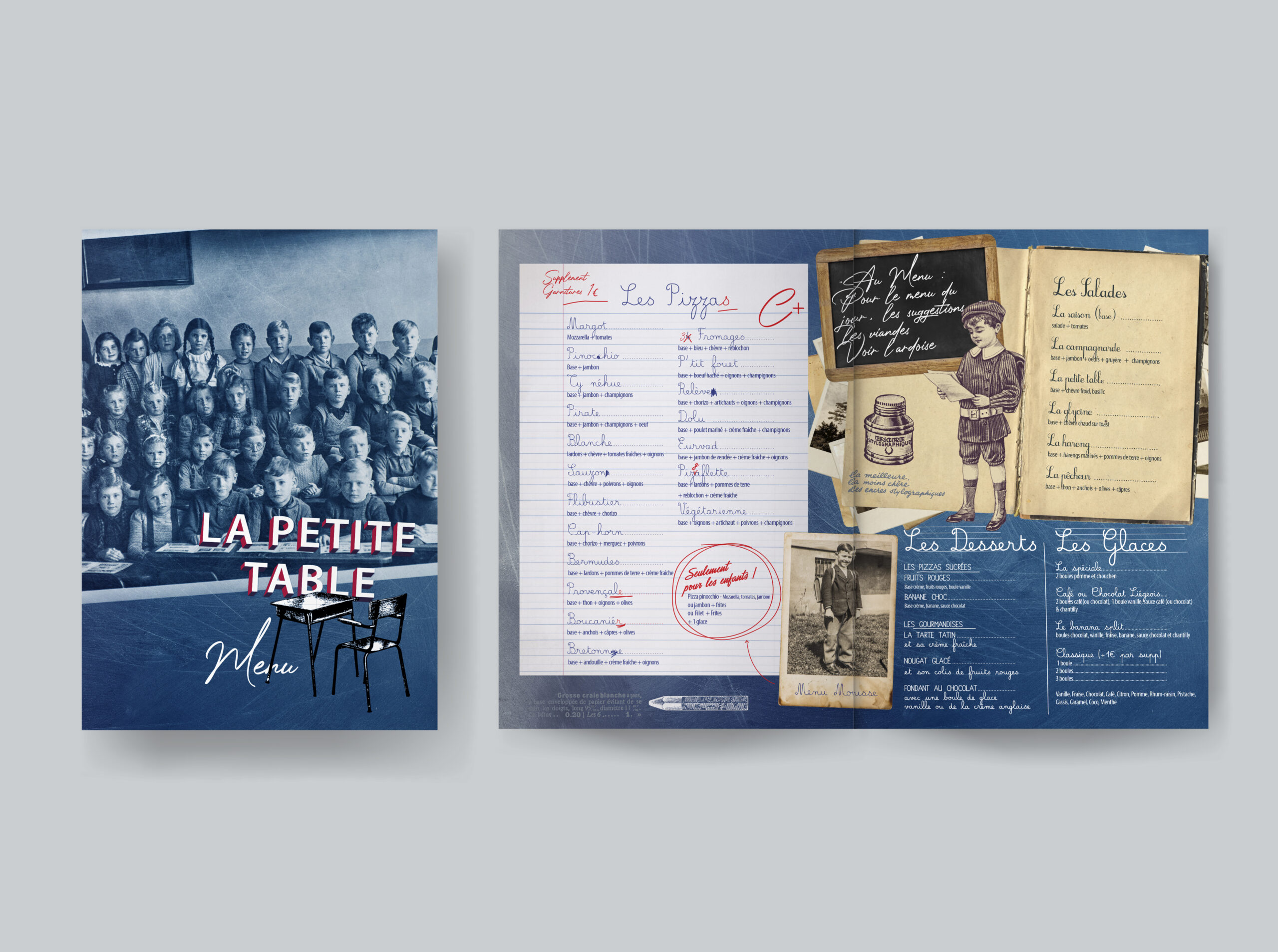 La petite table Menu