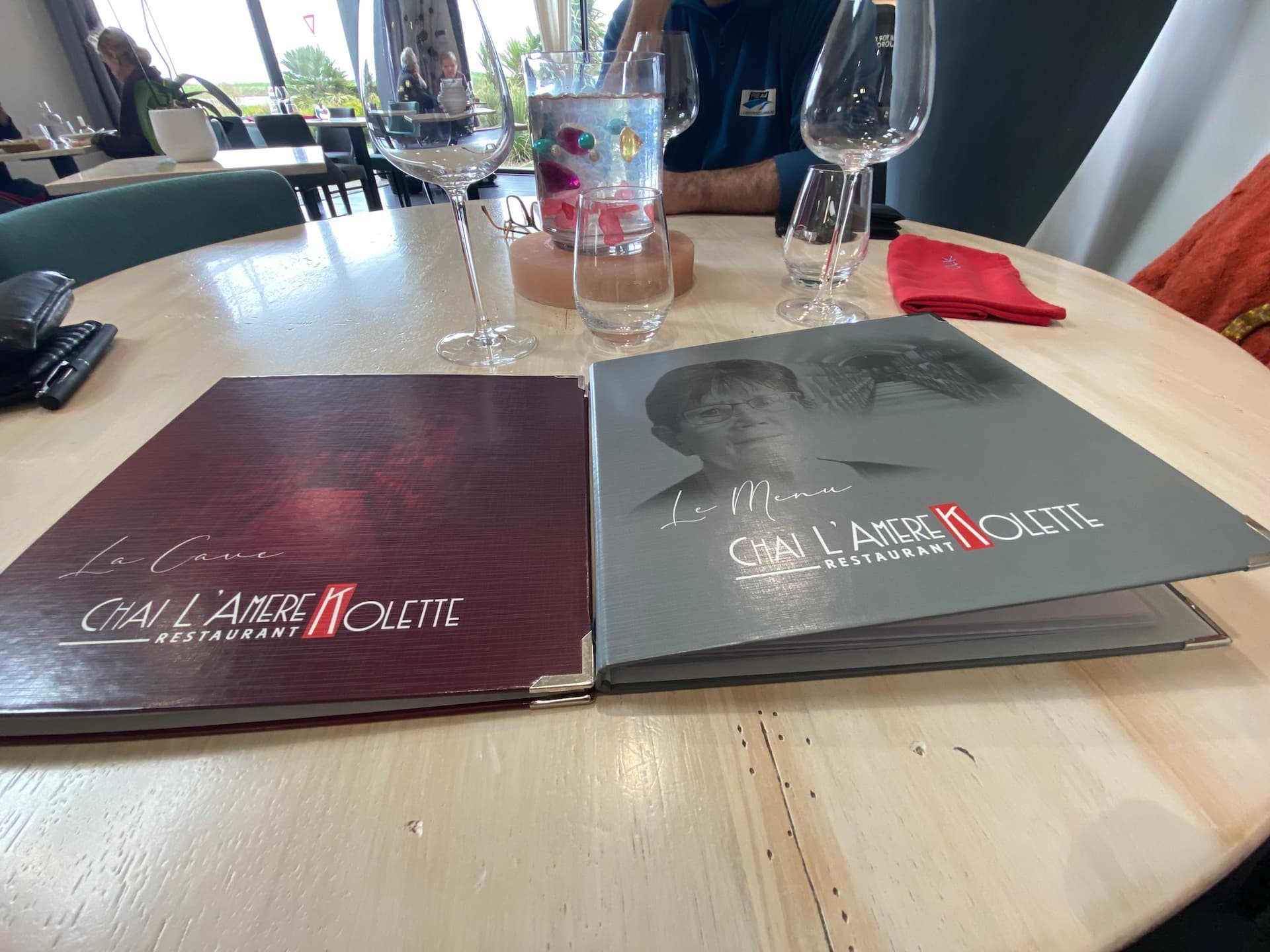 Création visuelle menu restaurant L'Amère Kolette