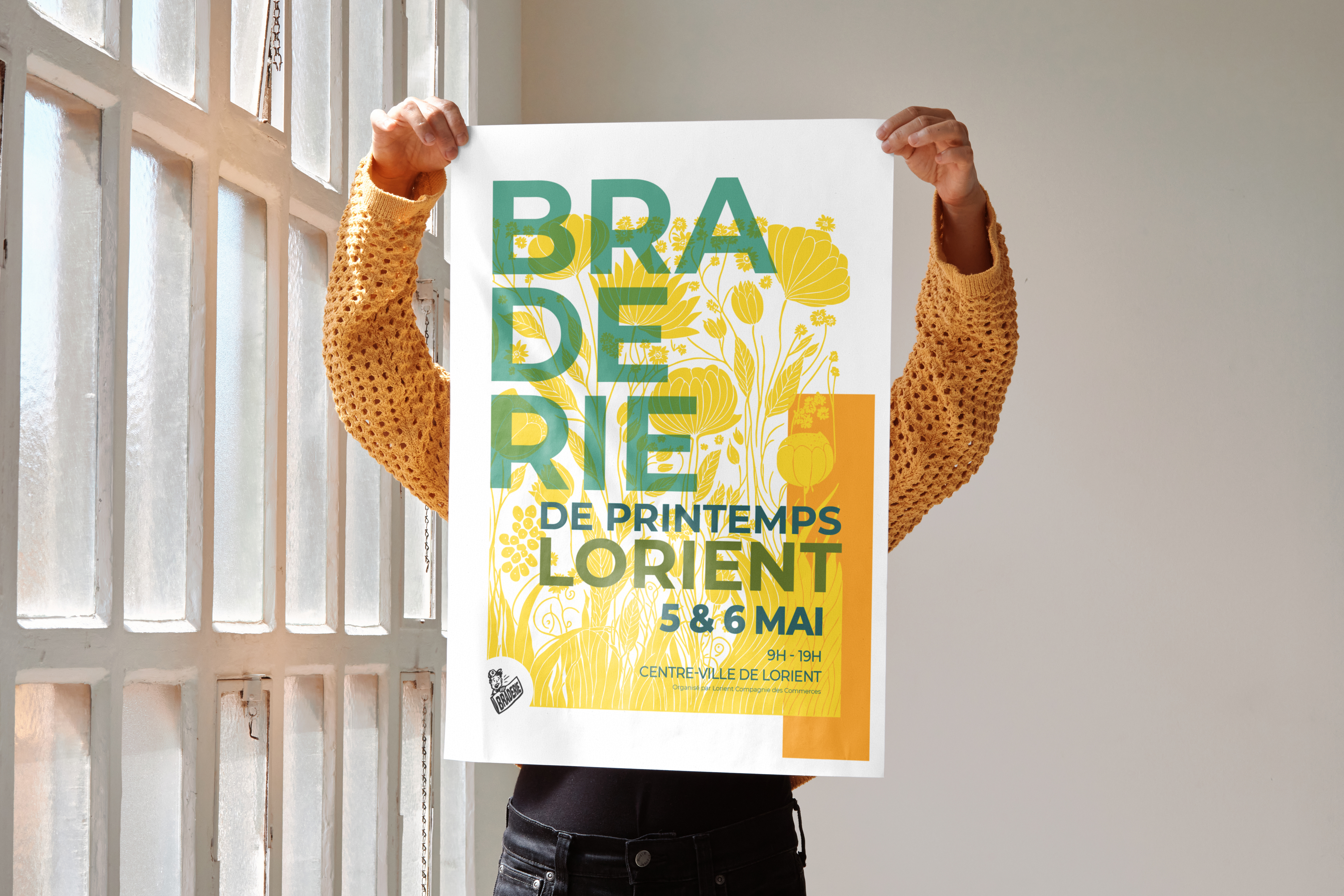 BRADERIE DE PRINTEMPS DE LORIENT AFFICHE