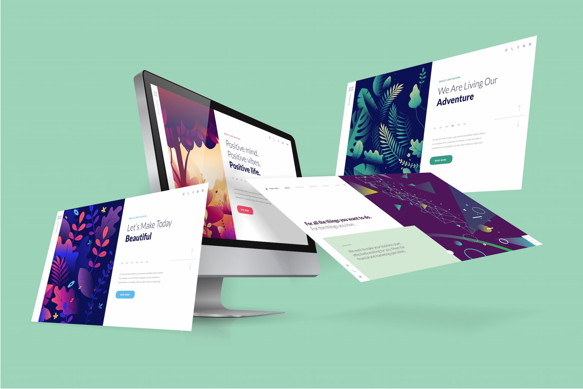 Mockup application web